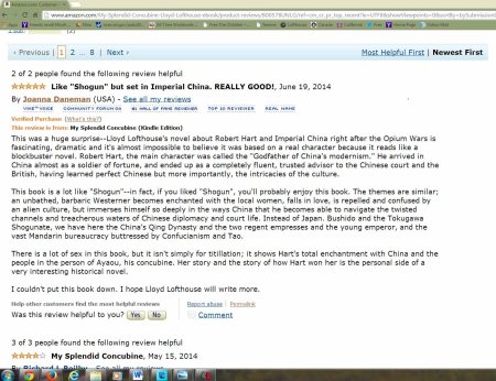 Snapshot of Joanna Daneman review posted June 19 2014