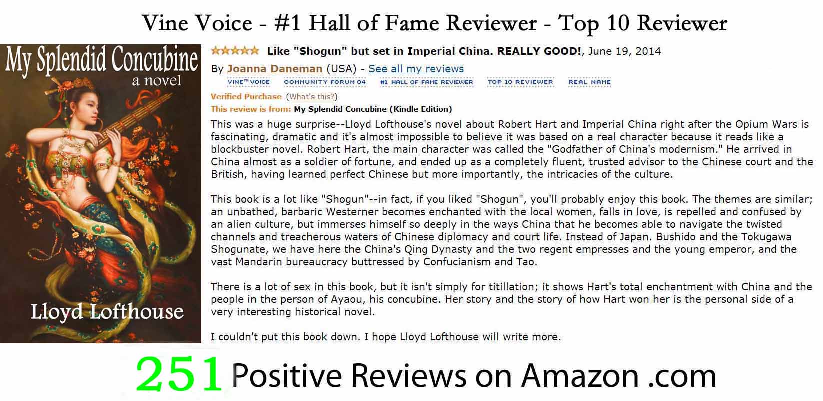 251 Hall of Fame Positive Reviews on Amazon.jpg