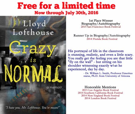 Crazy is Normal FREE Promotion July 2016